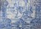 Portugiesische Azulejos Fliesenplatte aus dem 18. Jh. mit Freizeitszene 3