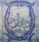 Panneau de Carreaux Azulejos avec Scène de Chasse, Portugal, 18ème Siècle 2