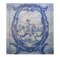 Portugiesisches Azulejo-Fliesenpaneel aus dem 18. Jh. mit Jagdszene 5