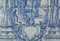 18th Century Portuguese Azulejos Tiles Panel with Countryside Scene 3