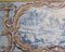 18th Century Portuguese Azulejos Tiles Panel with Countryside Scene 3