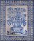 Portugiesische Azulejos Fliesenplatte mit Vasendekor, 17. Jh. 1