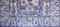 Portugiesische Azulejos Fliesenplatte mit Vasendekor, 17. Jh. 2
