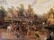 Artista escolar holandés, soldados saqueando una aldea, siglo XVII, óleo sobre tabla, Imagen 12