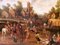 Niederländischer Schulkünstler, Soldaten plündern ein Dorf, 17. Jh., Öl auf Holz 5