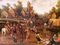 Artista escolar holandés, soldados saqueando una aldea, siglo XVII, óleo sobre tabla, Imagen 1