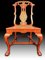 Japanese George II Style Red and Gilt Side Chairs, Set of 6, Image 5