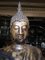 Grand Bouddha en Bronze sur Socle en Bois, 19ème Siècle 10