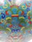 Kugelförmiger Übertopf aus Cloisonné mit polychromen Blumenmotiven und Ständer, 2er Set 3