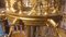 Lámpara de araña Carlos IV de madera tallada y dorada, siglo XVIII, Imagen 10