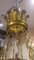 Lámpara de araña Carlos IV de madera tallada y dorada, siglo XVIII, Imagen 5