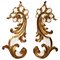French Carved Wood Elements, 18th Century, Set of 2 1