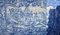 Portugiesische Azulejos Fliesenplatte aus dem 18. Jh. mit Kampfszene 1