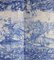 Portugiesische Azulejos Fliesenplatte aus dem 18. Jh. mit Kampfszene 3