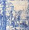 Escena de batalla de paneles de azulejos portugueses del siglo XVIII, Imagen 3
