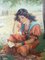 Jeune Diseuse de bonne aventure, 1900, Huile sur Toile, Encadrée 3
