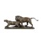 Clovis Edmond Masson, Lion and Lioness, 19th Century-20th Century, Bronze 5