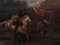Artista de escuela francesa, escena de batalla, siglo XVIII, óleo sobre lienzo, enmarcado, Imagen 4