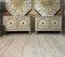 Early 20th Century Italian Chests of Drawers with Wood Panels, Set of 2 8