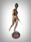 Figura Diana la Cazadora de bronce según Houdon, década de 1880, Imagen 9