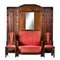 Art Deco Cloakroom Sofa in Mahogany 2