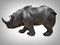 Rinoceronte grande de cuero, años 50, Imagen 2