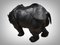 Großes Nashorn aus Leder, 1950er 9