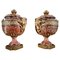 19th Century Goblets in Marble and Gilded Bronze, 1880s, Set of 2 1
