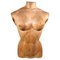 French Wooden Female Torso, 1950s 1