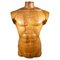 French Wooden Male Torso, 1950s 1