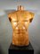 French Wooden Male Torso, 1950s 3