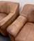 Fauteuils et Ottomane DS-44 en Cuir de Buffle, Suisse, 1970s, Set de 3 4