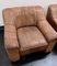 Buffalo Leather DS-44 Lounge Lounge Chairs & Ottoman, Switzerland, 1970s, Set of 3, Image 8