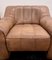 Buffalo Leather DS-44 Lounge Lounge Chairs & Ottoman, Switzerland, 1970s, Set of 3 9