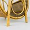 Vintage Bamboo and Vienna Straw Magazine Rack, Italy, 1960s 6