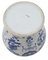 Antique Chinese Oriental Blue and White Ceramic Ginger Jar with Lid, 1920s 5