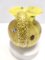 Postmodern Yellow Opaline Handblown Glass Jug with Murrines and Silver Flakes, 1980s 4