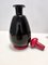Juego de bebidas de licor vintage de vidrio en negro y rojo de Moretti & Nason para Nasonmoretti, Italia, años 30. Juego de 7, Imagen 7