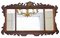 Large Antique Gilt and Mahogany Wall Mirror, 1890s 1