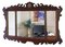 Large Antique Gilt and Mahogany Wall Mirror, 1890s, Image 2