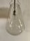 Vintage Hand Blown Glass and Chrome Pendant Lamp, 1990, Image 3