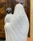 Weiße Saint Mary Figur aus Steingut, 1900er 6