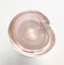 Vintage Peach Pink Murano Glass Ashtray with Gold Leaf attributed to Alfredo Barbini, Italy, 1950s, Image 1