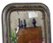 Small Antique Gilt Overmantle Wall Mirror, 1800s, Image 3