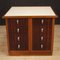 French Chest of Drawers in Beech and Mahogany, 1960s, Image 1