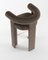 Cassette Bar Chair in Bouclé Brown by Alter Ego 4