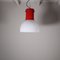 Kleine rote Deckenlampe von Roberto Menghi Fontana Arte 7