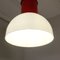 Small Red Ceiling Lamp by Roberto Menghi Fontana Arte 8