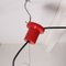 Small Red Ceiling Lamp by Roberto Menghi Fontana Arte 11