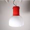 Small Red Ceiling Lamp by Roberto Menghi Fontana Arte 9